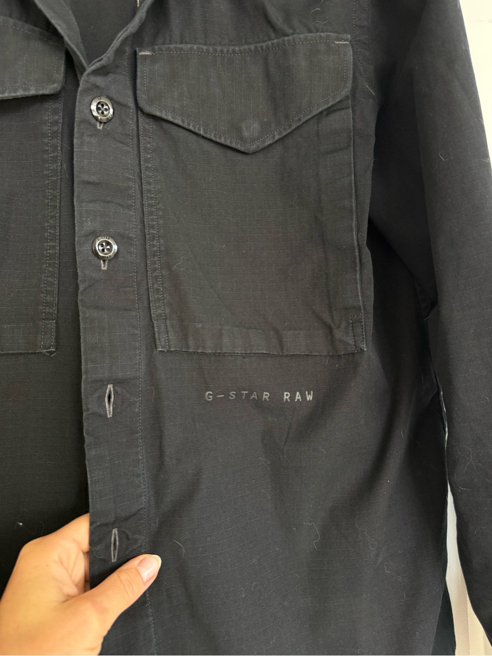 G-Star Raw Black Button-Up Shirt Jacket - Picture 9 of 15